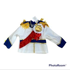 Rubie’s Graf Baby Admiral Sailor Costume Top 0-12M White Blue Halloween